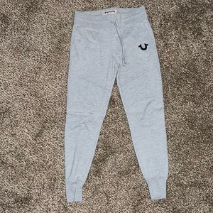 Gray XS True Religion Joggers